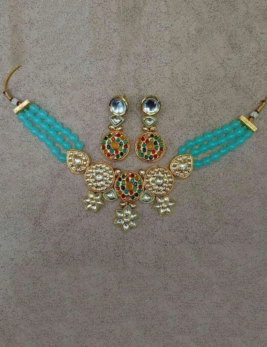 Meenakari Beaded Necklace