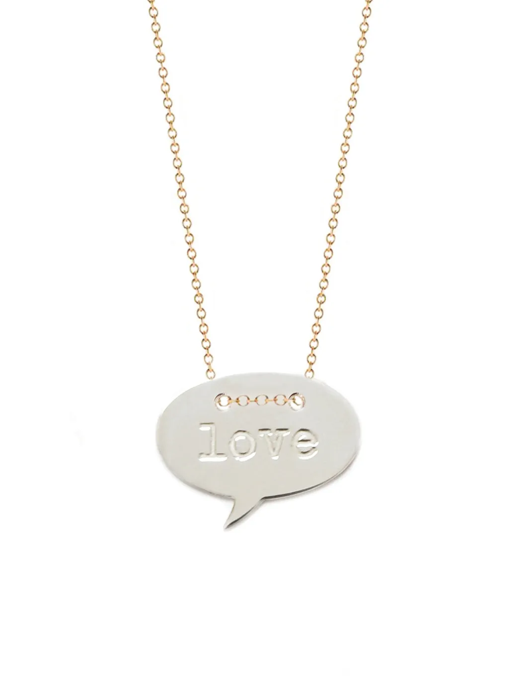 Mini Love Quote Necklace