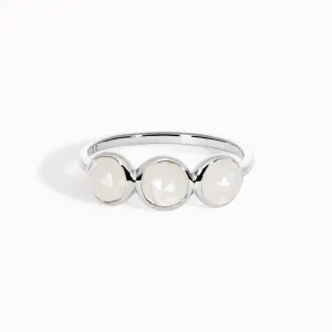 Moonstone Ring Silver - Elisa