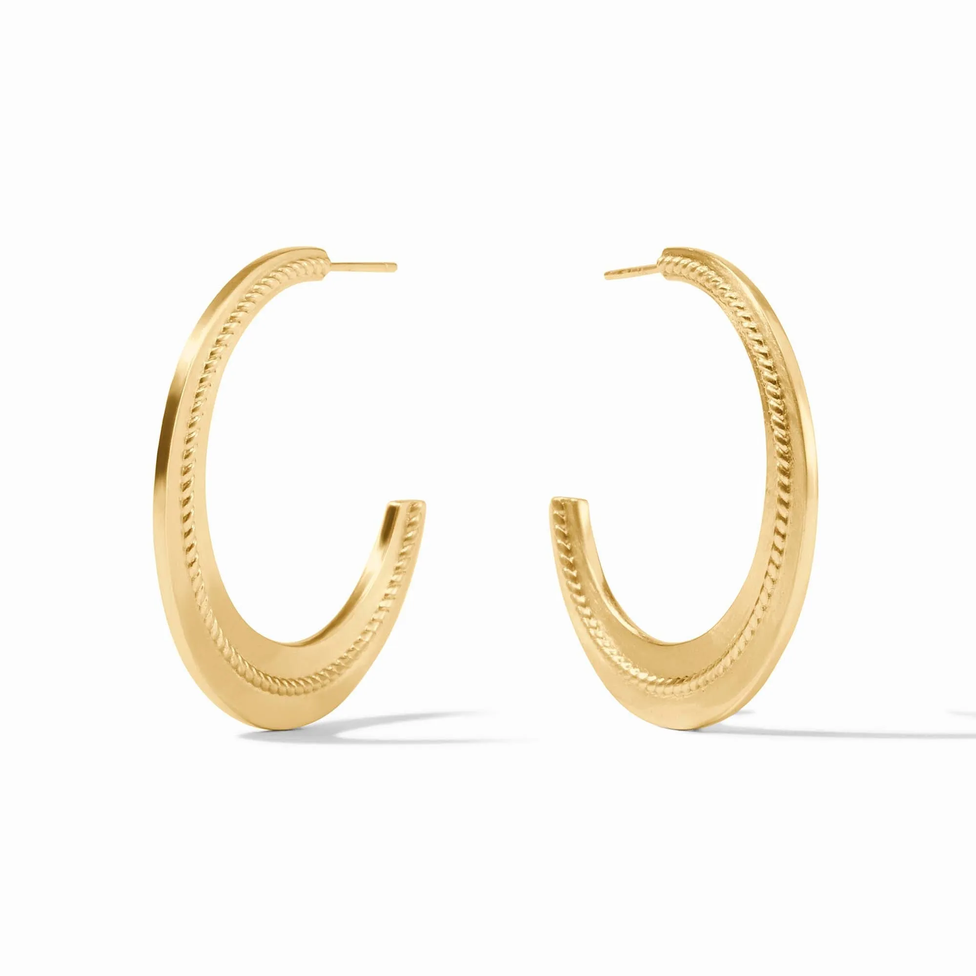 Nassau Crescent Hoop Gold (Large)