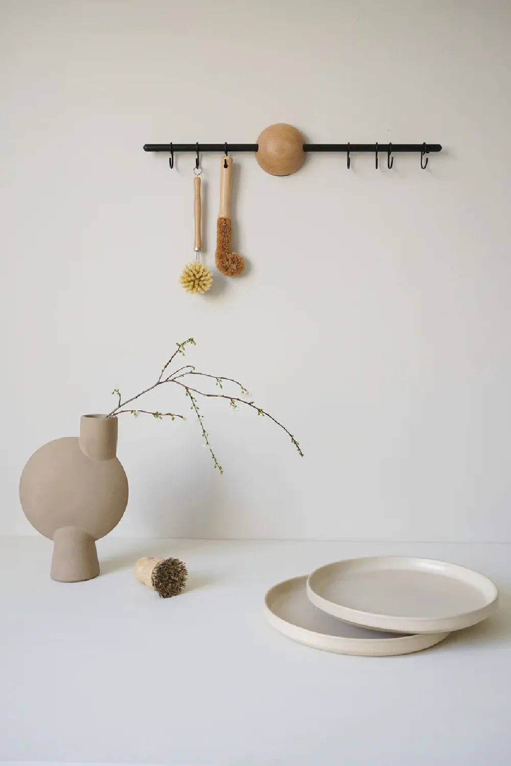 Oak Minimalist Rack | WOUD Hoop