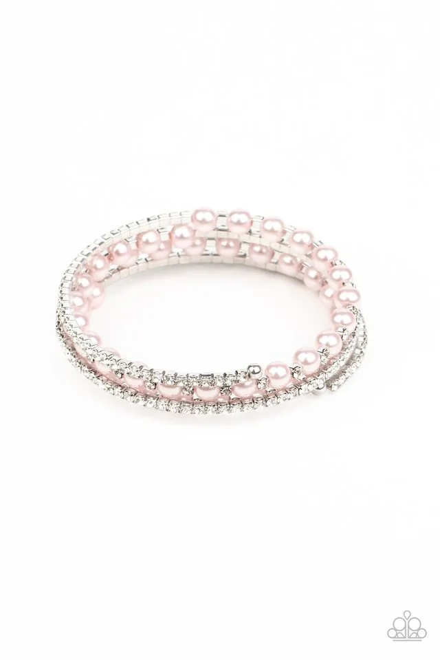 Paparazzi Bracelet ~ Starry Strut - Pink