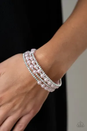 Paparazzi Bracelet ~ Starry Strut - Pink