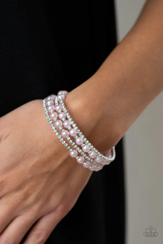 Paparazzi Bracelet ~ Starry Strut - Pink