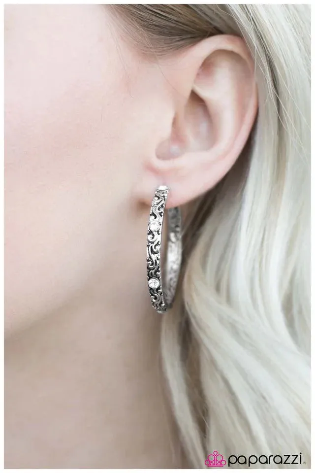 Paparazzi Earring ~ A Cause for Celebration - White