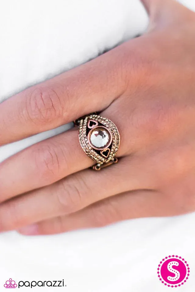 Paparazzi Ring ~ Beauty Is In The Heart - Copper