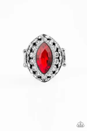 Paparazzi Ring ~ Royal Radiance - Red