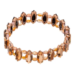 Rose Gold Marquis Gem Bracelet