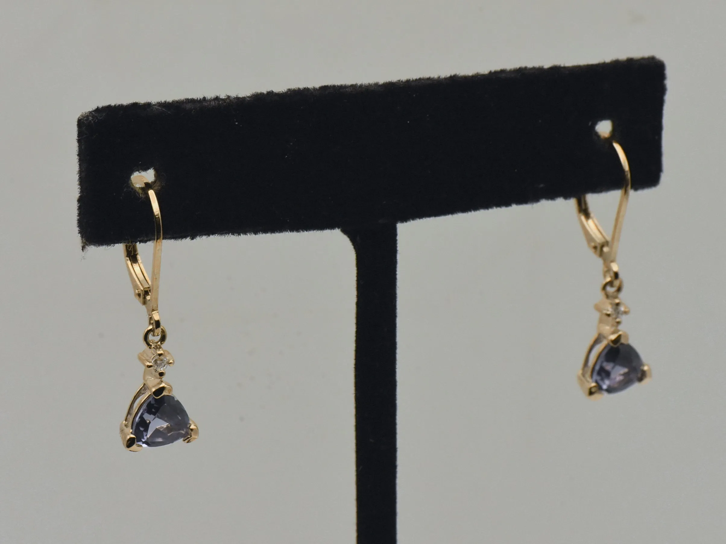 Ross-SImons - Synthetic Color Change Sapphire Vermeil Earrings