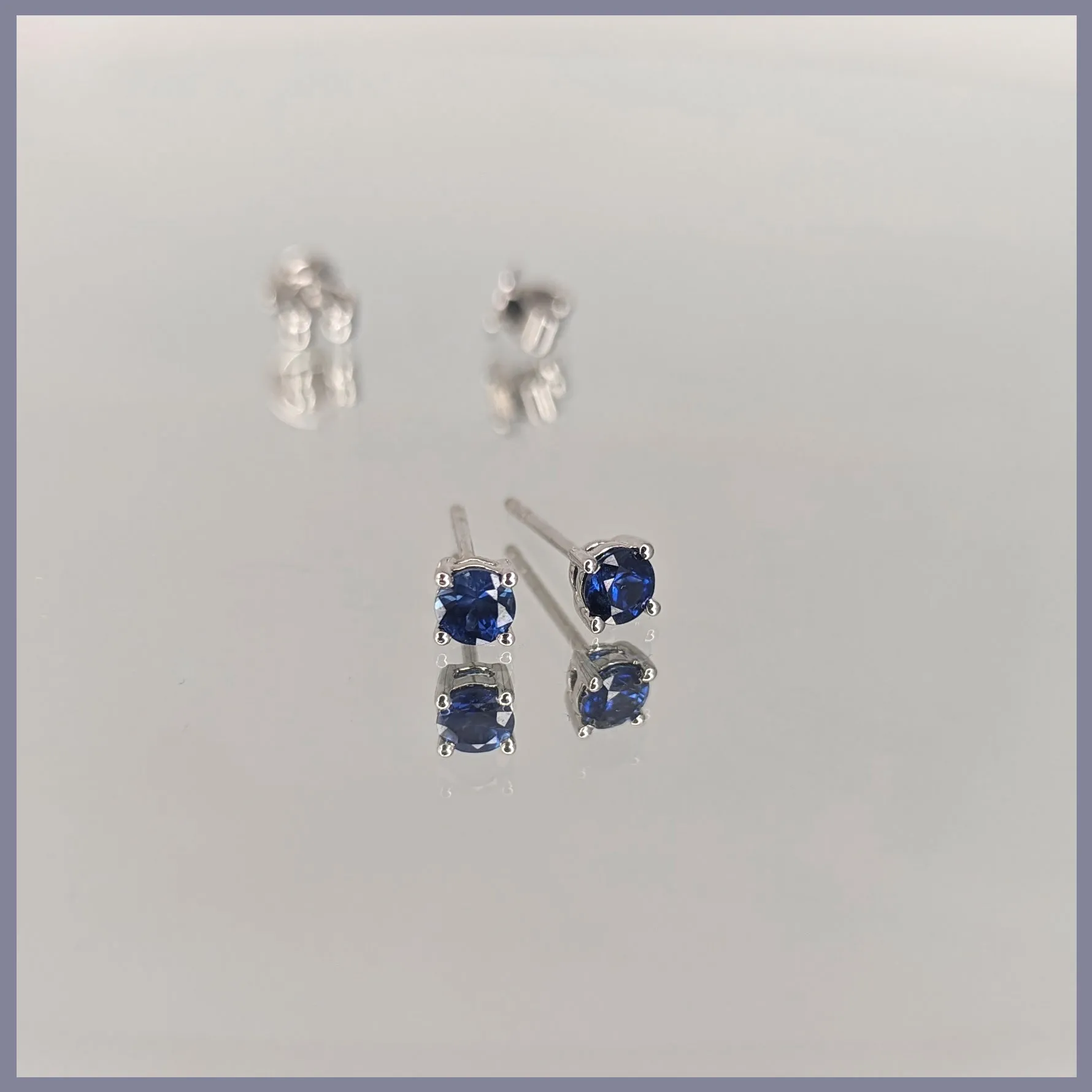 RSJ310 Sapphire Earrings