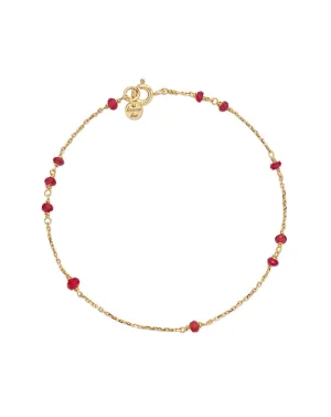 Scattered Spinel Sleeper Bracelet