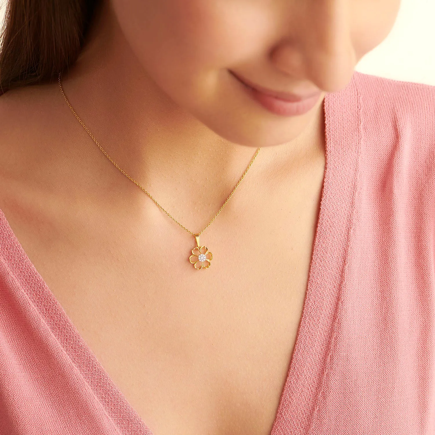 Simple Flower Pendant