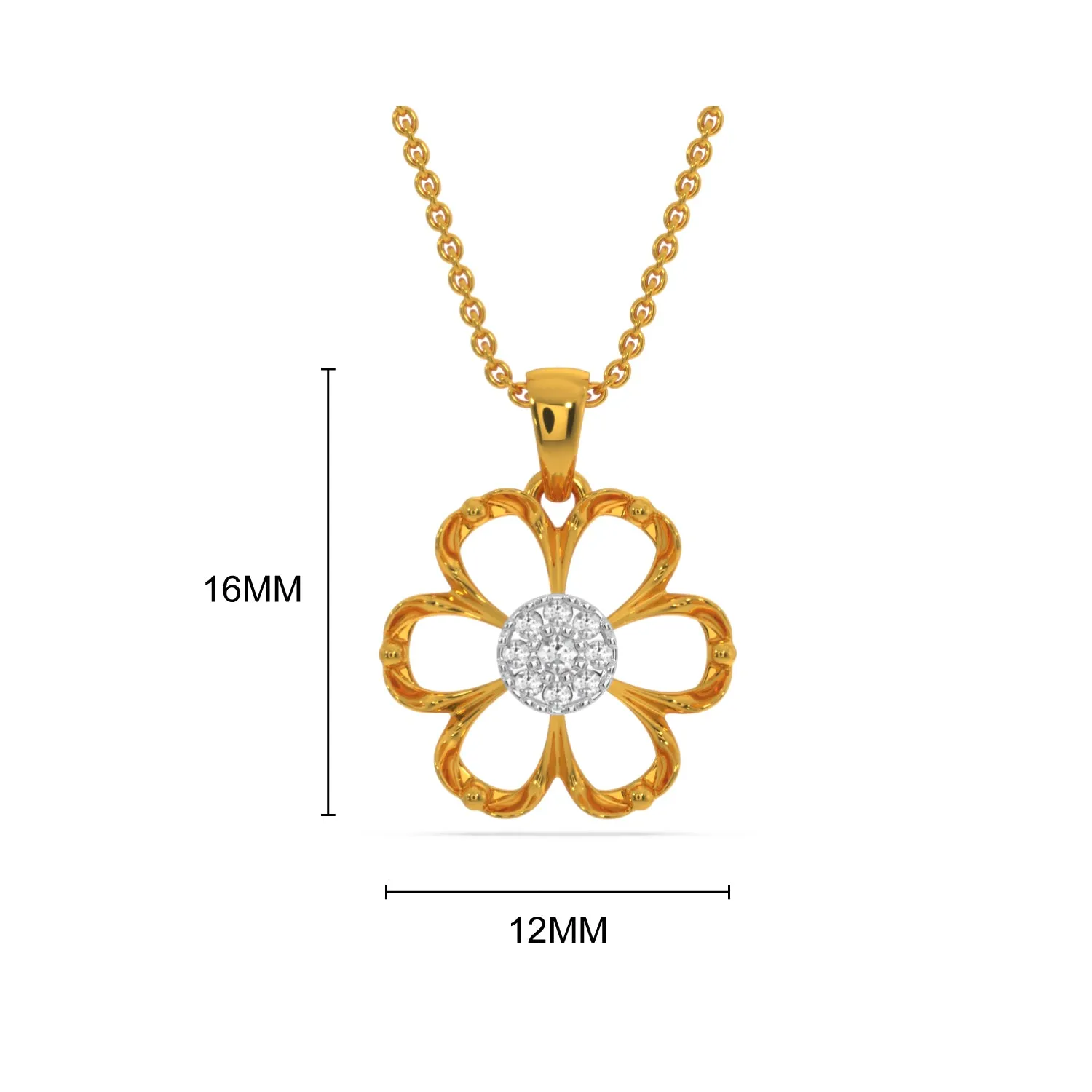 Simple Flower Pendant