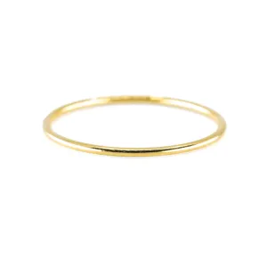 Smooth Stacking Ring in Gold