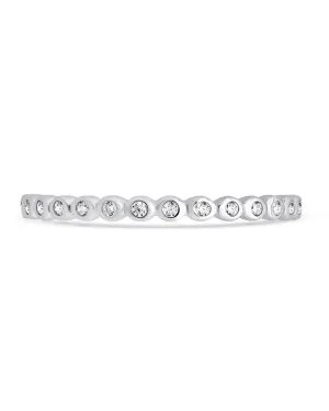 Sterling Silver Full Eternity Stacking Band