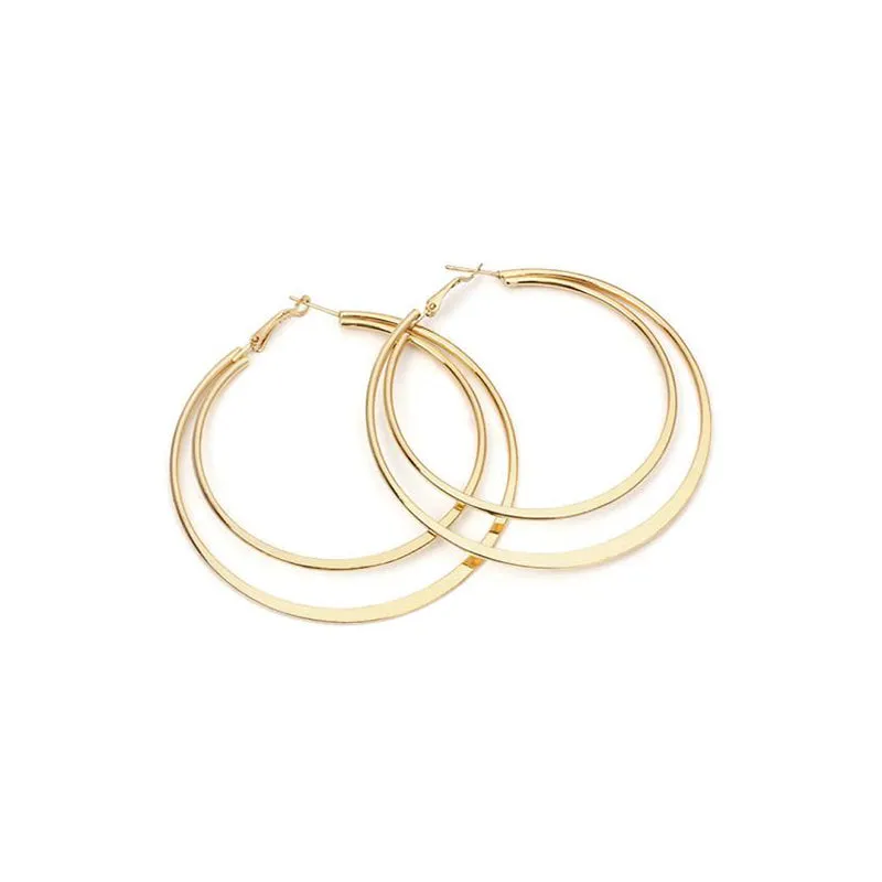 Sterling Silver Large Hoop Earrings for Women