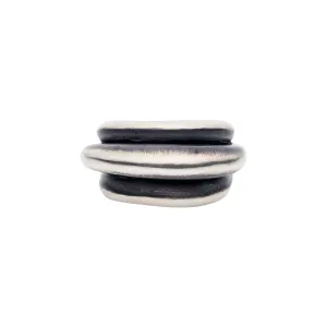 TenThousandThings Sterling Silver Triple Roll Ring