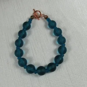 Turquoise Sea Glass Bracelet