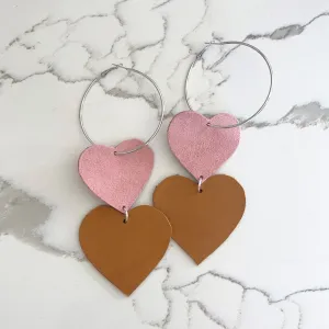 VE101 - Double Heart Earrings