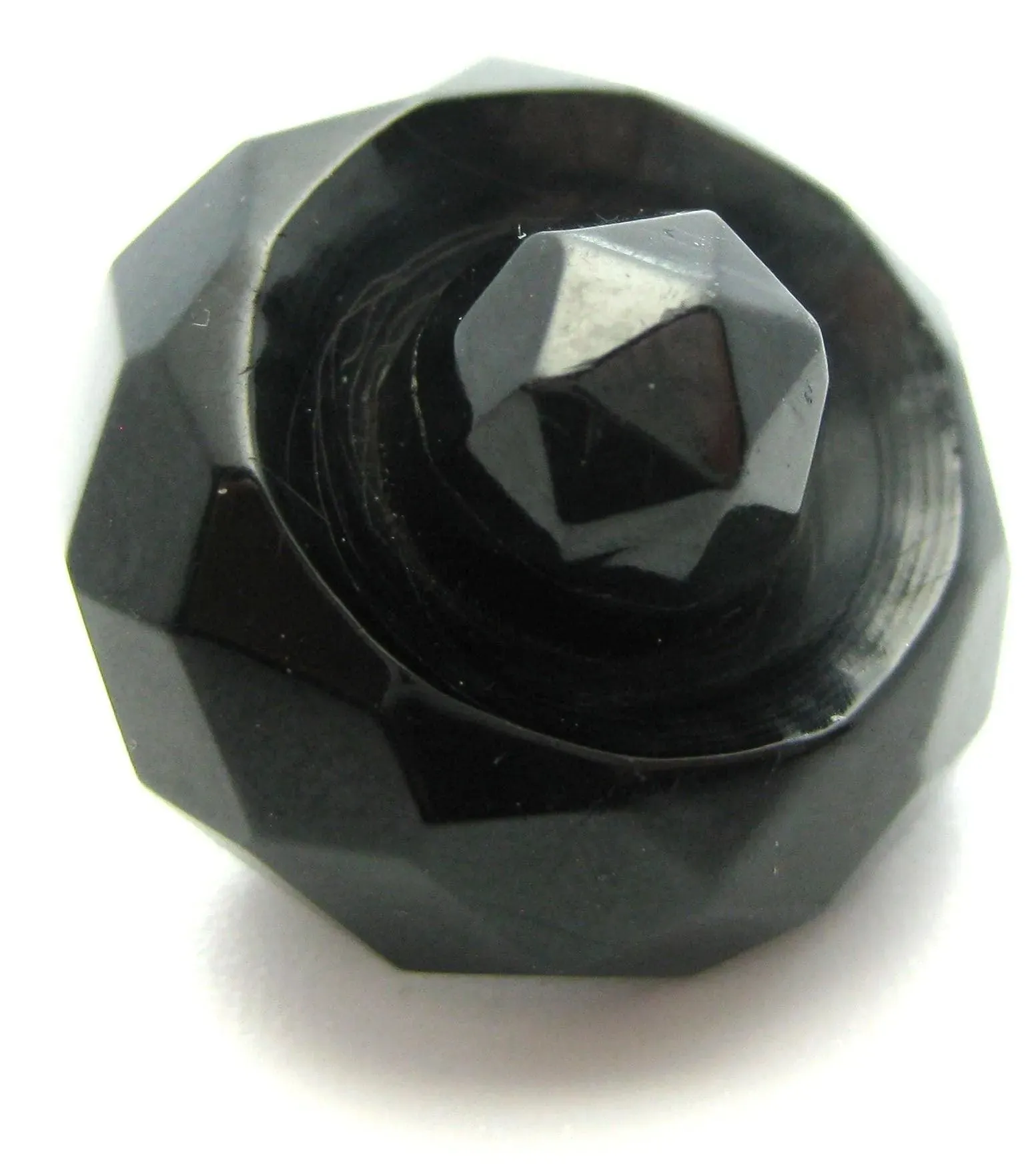 Vintage 1880 Whitby Jet Brooch