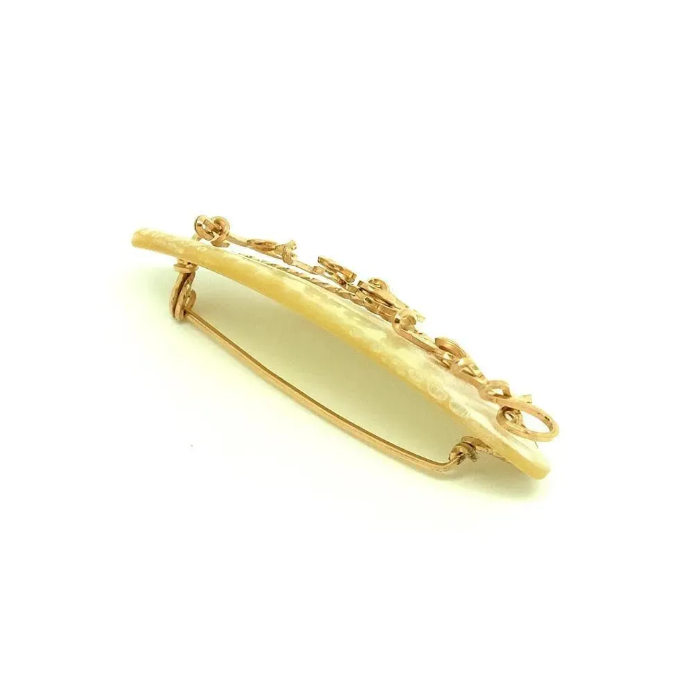 Vintage 1930s Rolled Gold 'Margaret' Brooch